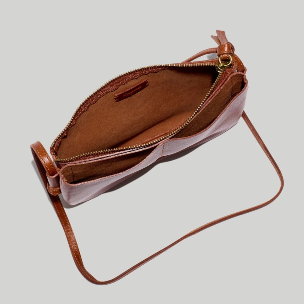 NWT Madewell The Knotted Crossbody Bag Leather/Rustic Twig - Picture 2 of 16